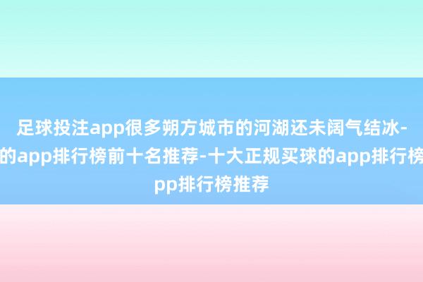 足球投注app很多朔方城市的河湖还未阔气结冰-买球的app排行榜前十名推荐-十大正规买球的app排行榜推荐