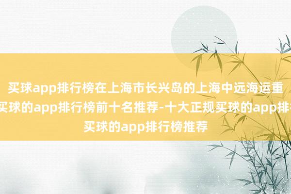买球app排行榜在上海市长兴岛的上海中远海运重工船埠-买球的app排行榜前十名推荐-十大正规买球的app排行榜推荐