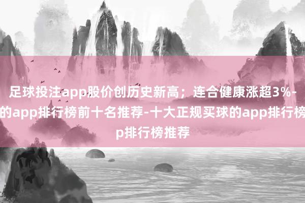 足球投注app股价创历史新高；连合健康涨超3%-买球的app排行榜前十名推荐-十大正规买球的app排行榜推荐