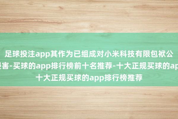 足球投注app其作为已组成对小米科技有限包袱公司名誉权的侵害-买球的app排行榜前十名推荐-十大正规买球的app排行榜推荐