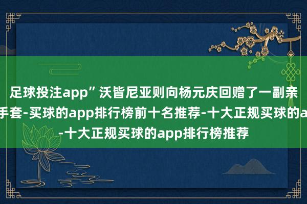 足球投注app”沃皆尼亚则向杨元庆回赠了一副亲笔签名的门将手套-买球的app排行榜前十名推荐-十大正规买球的app排行榜推荐